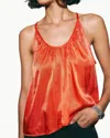 Nation Ltd Lili U-neck Tank In Fiesta In Red