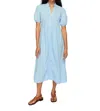 Nation Ltd Liliya Button Down Dress In Shirting In Multi