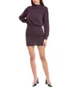 Nation Ltd Lisa Mini Dress In Purple