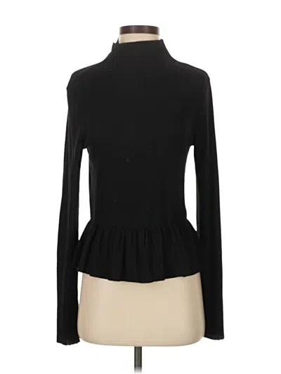 Pre-owned Nation Ltd Long Sleeve Top Black Turtleneck Tops