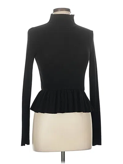 Pre-owned Nation Ltd Long Sleeve Top Black Turtleneck Tops