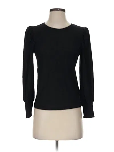 Pre-owned Nation Ltd Long Sleeve Top Black Turtleneck Tops