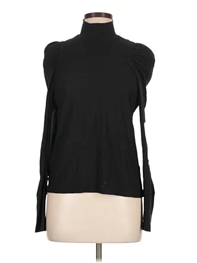 Pre-owned Nation Ltd Long Sleeve Top Black Turtleneck Tops