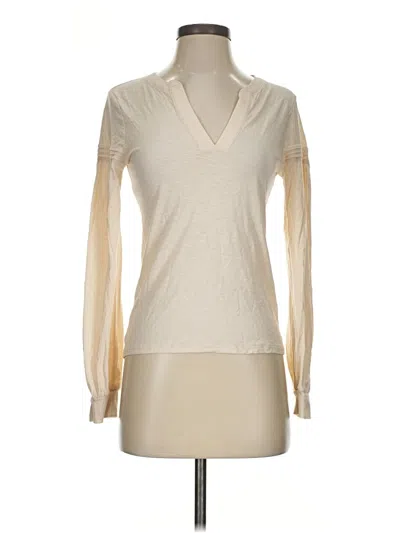 Pre-owned Nation Ltd Long Sleeve Top Ivory Cowl Neck Tops