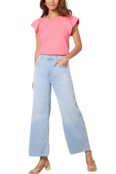 Nation Ltd Lorna Ruffle Tank Top In Party In Pink