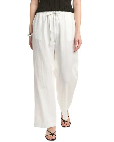 Nation Ltd Lucia Tie Linen Pant In White