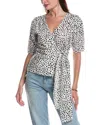 Nation Ltd Luisa Tie-front Top In White