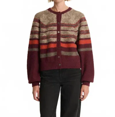 Nation Ltd Lulu Cardigan In Mazama Fair Isle In Multi
