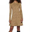 Nation Ltd Lyla Mini Dress In Ditsy Animal In Multi