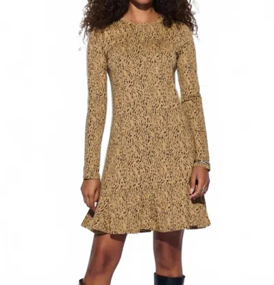 NATION LTD LYLA MINI DRESS IN DITSY ANIMAL