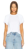 Nation Ltd Maci Raglan Top In White