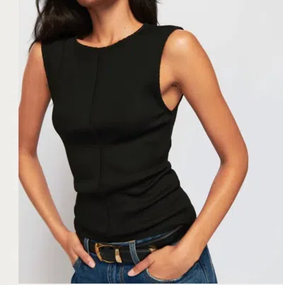 Nation Ltd Maeko Tank Top In Blackblack In Transparent