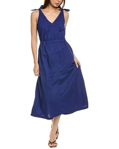 NATION LTD MARCELA TIE-STRAP MIDI DRESS