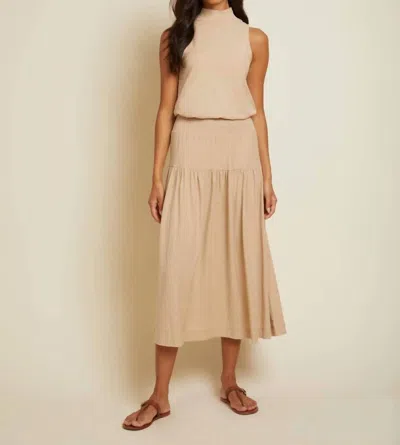 Nation Ltd Margot Dress In Toasted Marshmallow In Multi