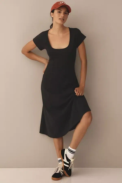 Nation Ltd Mariana Midi Dress In Black