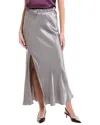 Nation Ltd Maribel Bias Skirt In Smoke In Grey