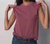 Nation Ltd Marina Muscle Shirt In Cardamom In Multi