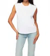 Nation Ltd Marina Muscle Top In Optic White
