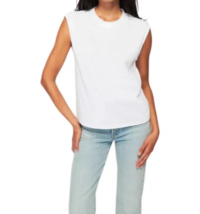Nation Ltd Marina Muscle Top In Optic White