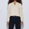 Nation Ltd Maya Top In Parchment In Beige