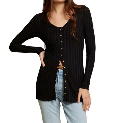 Nation Ltd Mayumi Cardigan In Black