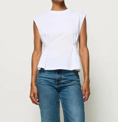 Nation Ltd Meg Pleated Top In White
