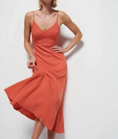 Nation Ltd Melani Dress In Ginger In Orange