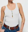 Nation Ltd Melody Tank In White In White
