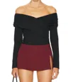 Nation Ltd Mika Off Shoulder Top In Black