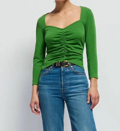 Nation Ltd Mikaela Top In Salon Green In Multi