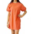 Nation Ltd Minnie Mini Dress In Orange In Orange
