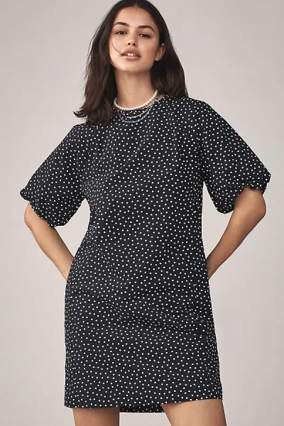 Nation Ltd Minnie Short-sleeve Mini Dress In Blue