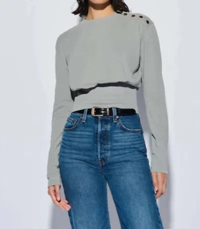 Nation Ltd Monique Top In Dove Grey In Gray