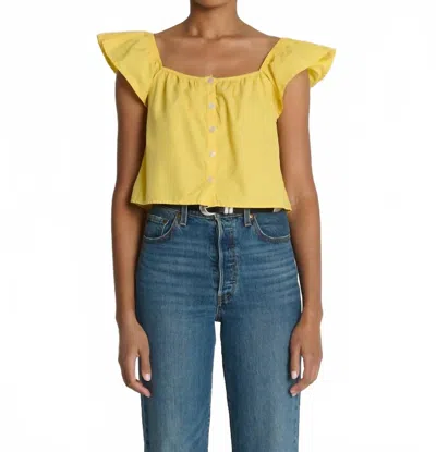 Nation Ltd Nataline Top In Sunshine In Yellow