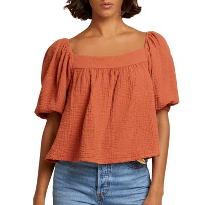 Nation Ltd Ollie Sweepy Crop Top In Tajin In Multi