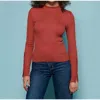 Nation Ltd Parker Long Sleeve Top In Brick House In Red