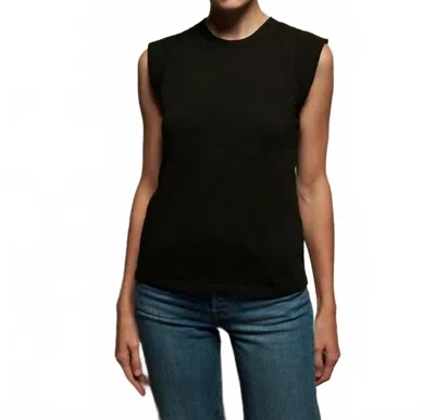 Nation Ltd Patti Tank Top In Black In Animal Print