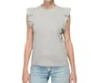 NATION LTD PAULETTE TANK TOP IN HEATHER GREY