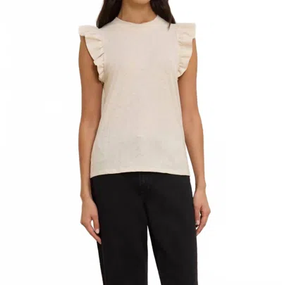 Nation Ltd Paulette Tank Top In Heather Oatmeal In Neutral