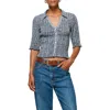 Nation Ltd Peggy Smock Pima Cotton Button-up Shirt In Picnic Check