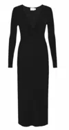 Nation Ltd Phaedra Twisted Dress In Black In Black
