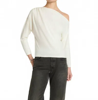 Nation Ltd Pietra Off Shoulder Top In Porcelain In White