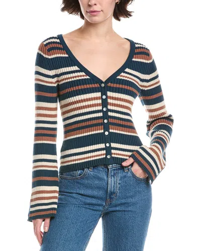Nation Ltd Posey Sweater In Ojai Stripe In Multi