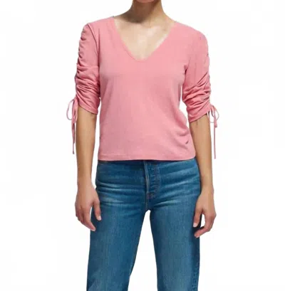 Nation Ltd Prima Tee In Mauve In Pink