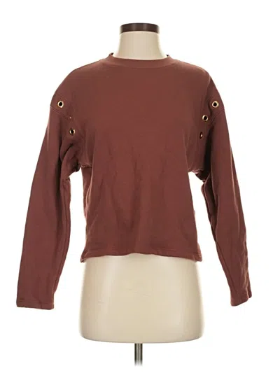 Pre-owned Nation Ltd Pullover Sweater In Brown