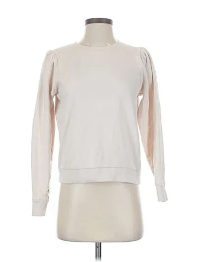 Pre-owned Nation Ltd Pullover Sweater In White