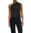Nation Ltd Quin Tank In Jet Black In Black