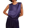 Nation Ltd Rachel Tie Back Tank Top In Navy