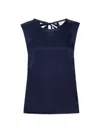 NATION LTD RACHEL TIE BACK TANK IN NAVY