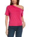 Nation Ltd Randa Draped T-shirt In Pink
